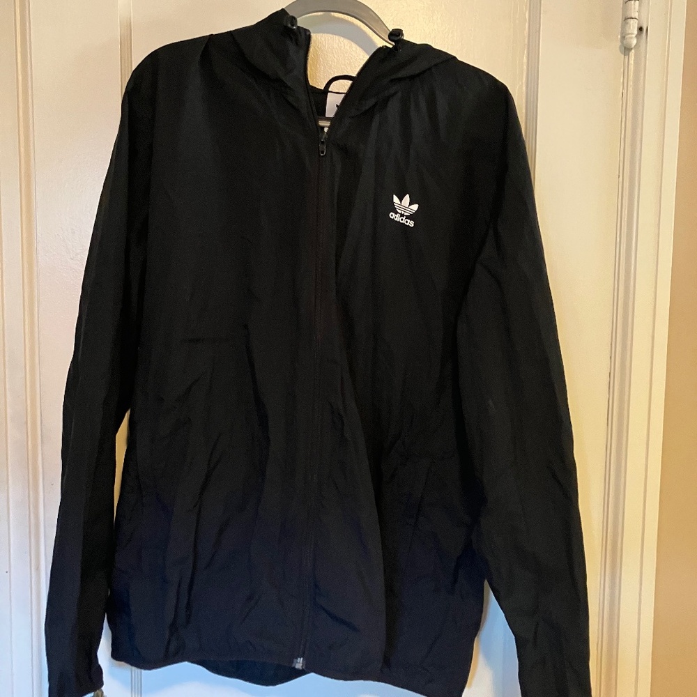 Men's Adidas Hooded Windbreaker, size XL